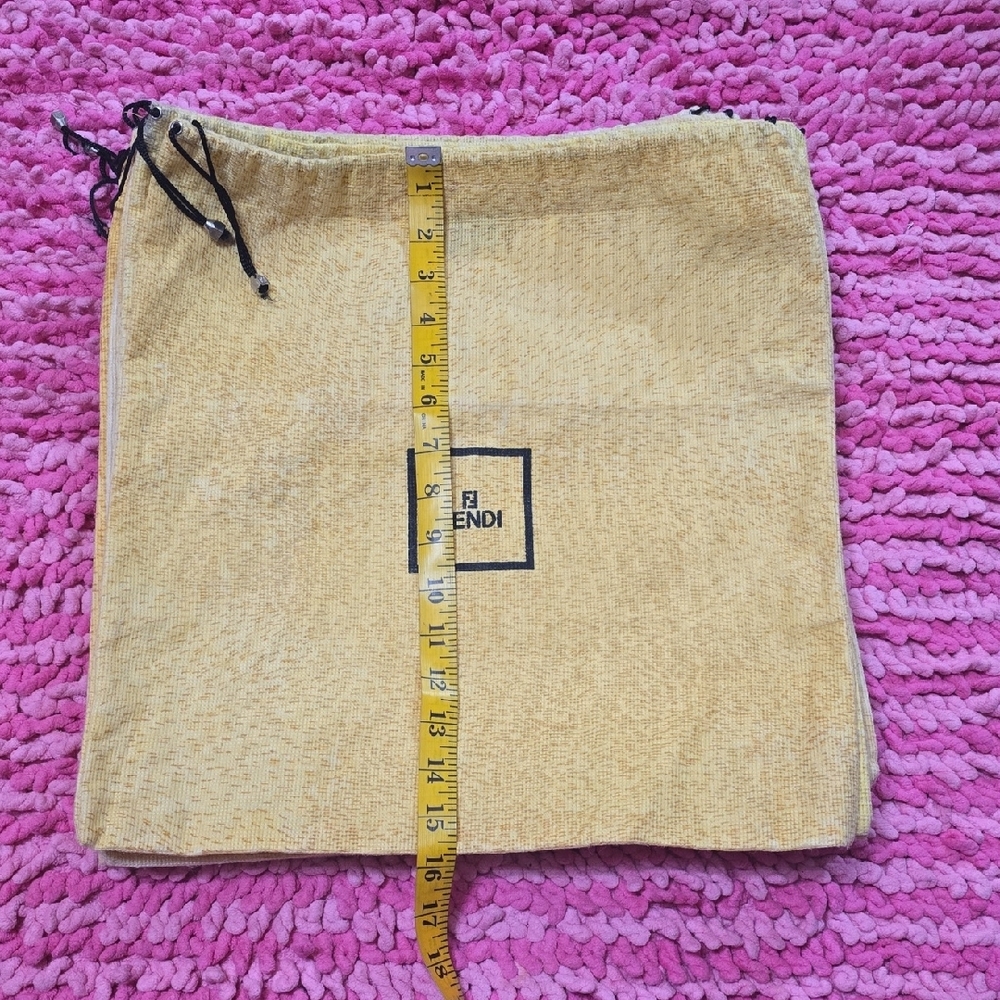 Fendi Mustard Yellow Dust Bag - Picture 3 of 6